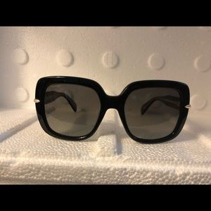 Rag & Bone “Fara” black polarized sunglasses